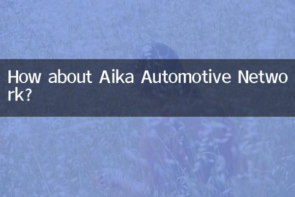 アイカオートモーティブネットワークはどうですか？