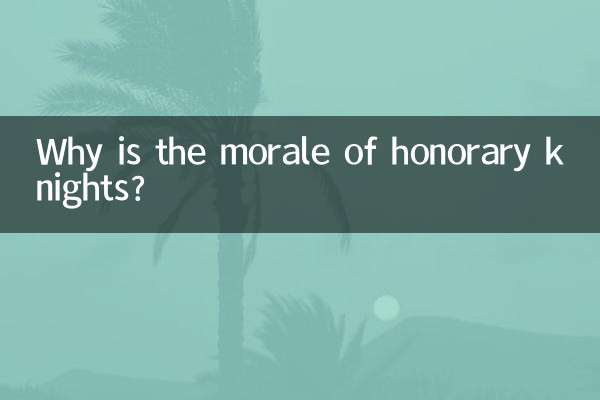 Pourquoi le moral des chevaliers honoraires est-il bon ?