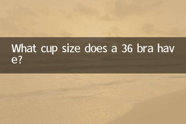 سوتین 36 چه اندازه فنجانی دارد؟