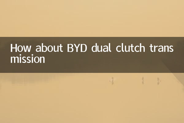 Che ne dici della trasmissione a doppia frizione BYD