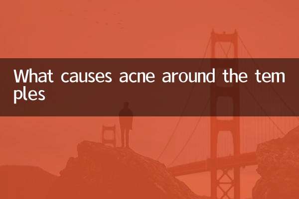 Was verursacht Akne an den Schläfen?