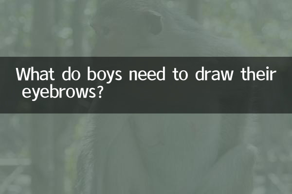 لڑکوں کو اپنی ابرو کھینچنے کی کیا ضرورت ہے؟