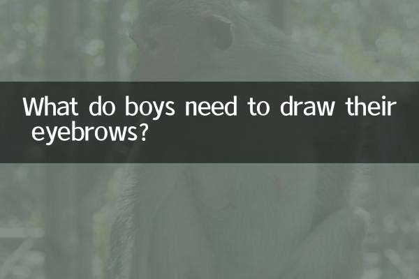 لڑکوں کو اپنی ابرو کھینچنے کی کیا ضرورت ہے؟