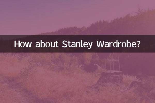 스탠리 옷장은 어때요?