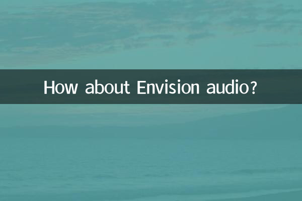 Che ne dici dell'audio Envision?