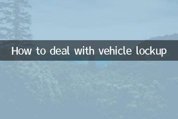 Come affrontare il blocco del veicolo