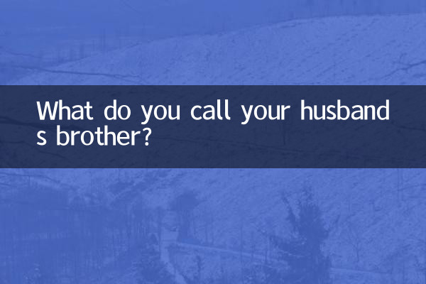 ماذا تسمي أخو زوجك؟