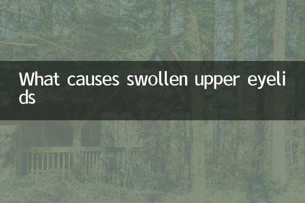 ¿Qué causa la hinchazón de los párpados superiores?