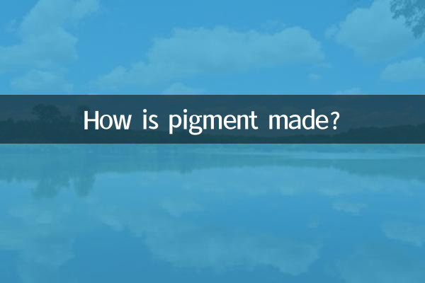 How is pigment made?