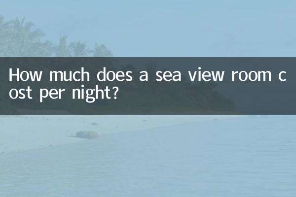 How much does a sea view room cost per night?