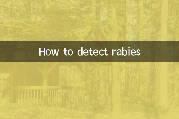 How to detect rabies