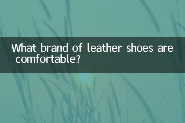 What brand of leather shoes are comfortable?