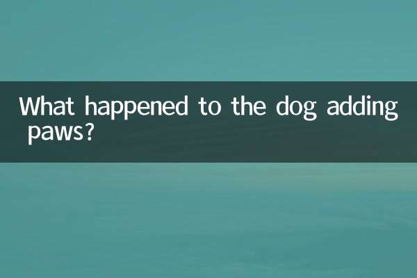 कुत्ते के पंजे जोड़ने से क्या हुआ?