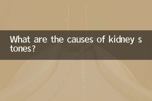 腎結石是因為什麼原因