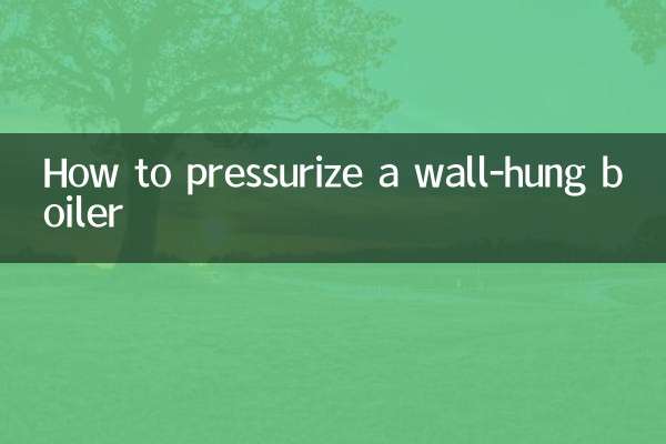 So setzen Sie einen Wandkessel unter Druck