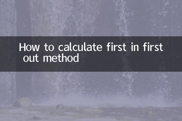 So berechnen Sie die First-In-First-Out-Methode