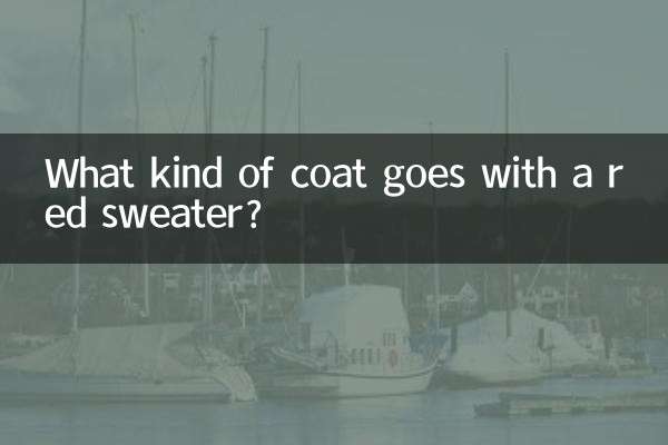 একটি লাল সোয়েটার সঙ্গে কোট কি ধরনের যায়?