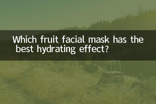 Quale maschera viso alla frutta ha il miglior effetto idratante?