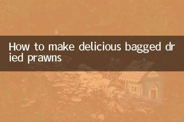So bereiten Sie köstliche getrocknete Garnelen in Tüten zu
