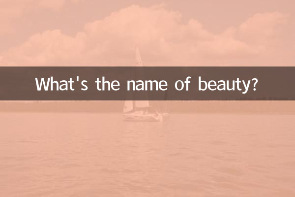 সৌন্দর্যের নাম কি?