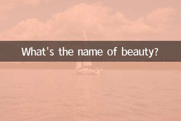 সৌন্দর্যের নাম কি?