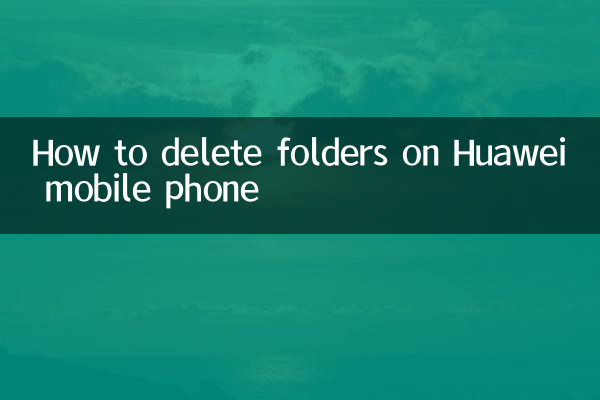 So löschen Sie Ordner auf einem Huawei-Mobiltelefon