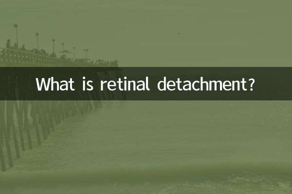 網膜剥離とは何ですか？