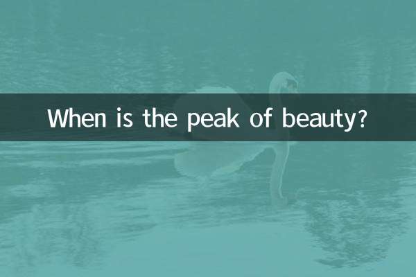 Wann ist der Höhepunkt der Schönheit?