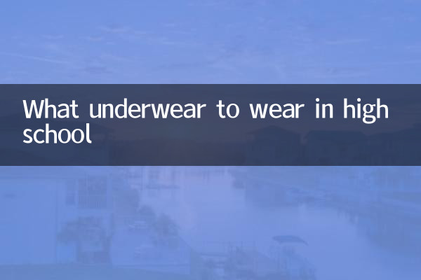 Qué ropa interior usar en la escuela secundaria