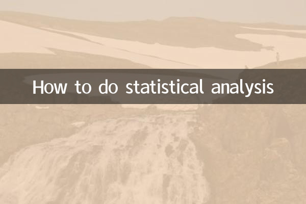 Como fazer análise estatística