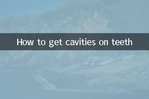 Como obter cáries nos dentes