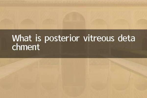 ¿Qué es el desprendimiento de vítreo posterior?