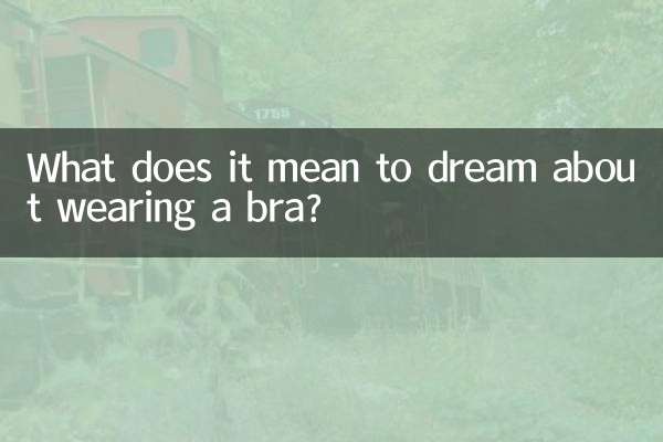 Was bedeutet es, davon zu träumen, einen BH zu tragen?