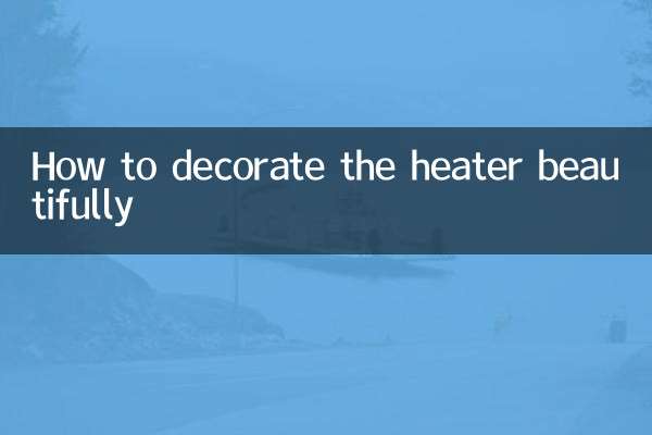 কিভাবে সুন্দর করে হিটার সাজাবেন