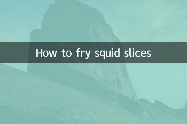 نحوه سرخ کردن برش های ماهی مرکب