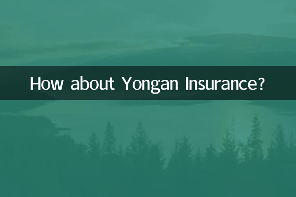 Qu’en est-il de l’assurance Yongan ?