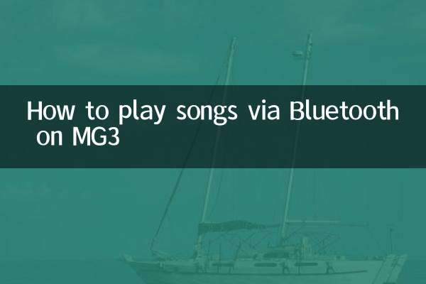 Come riprodurre brani tramite Bluetooth su MG3