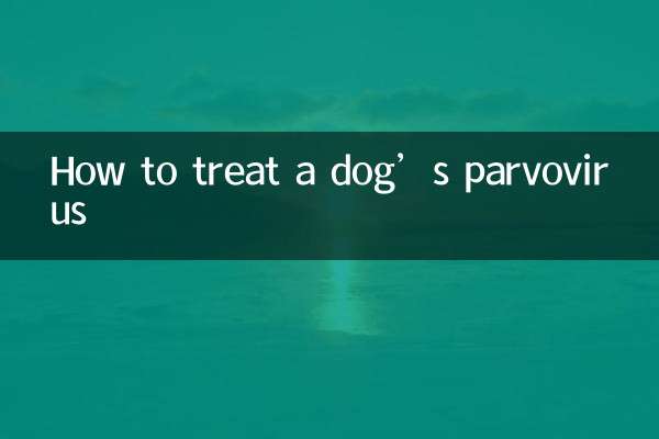 狗狗得了细小怎么治