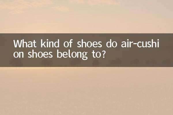 What kind of shoes do air-cushion shoes belong to?