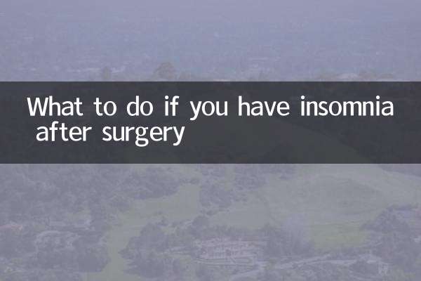 Was tun, wenn Sie nach der Operation an Schlaflosigkeit leiden?