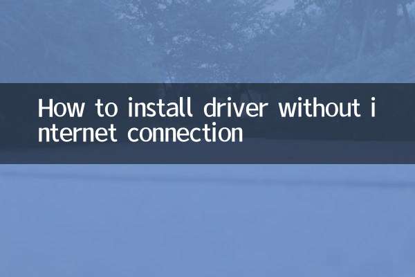 Come installare il driver senza connessione internet