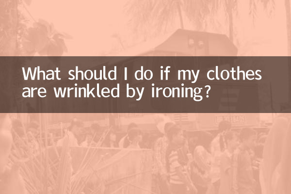 Was soll ich tun, wenn meine Kleidung durch das Bügeln zerknittert wird?