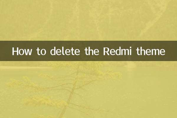 How to delete the Redmi theme