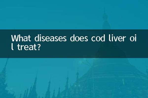 What diseases does cod liver oil treat?