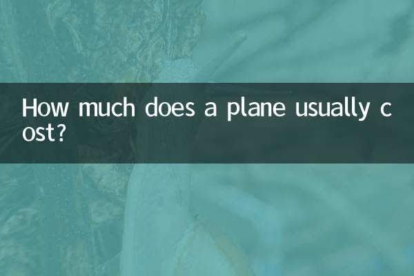 Combien coûte habituellement un avion ?