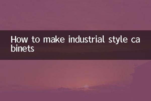 Como fazer armários estilo industrial