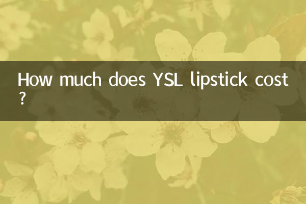 YSL 립스틱의 가격은 얼마입니까?