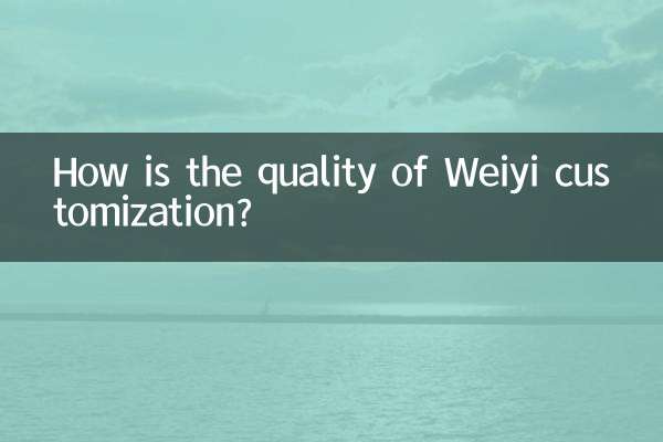 Quelle est la qualité de la personnalisation Weiyi ?