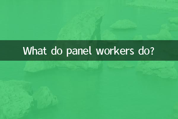 What do panel workers do?