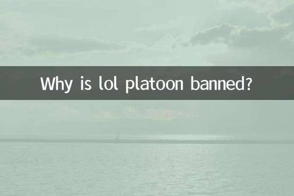 Why is lol platoon banned?